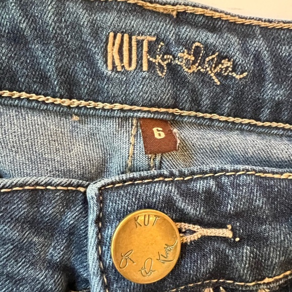 Kut Womens Karen Baby Boot Cut 5 Pocket Mid Rise Women Size 6 - Picture 5 of 12